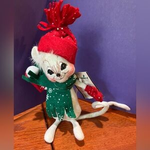 NWT Annalee 6” Snowball Thrower Mouse #773806 year 2006